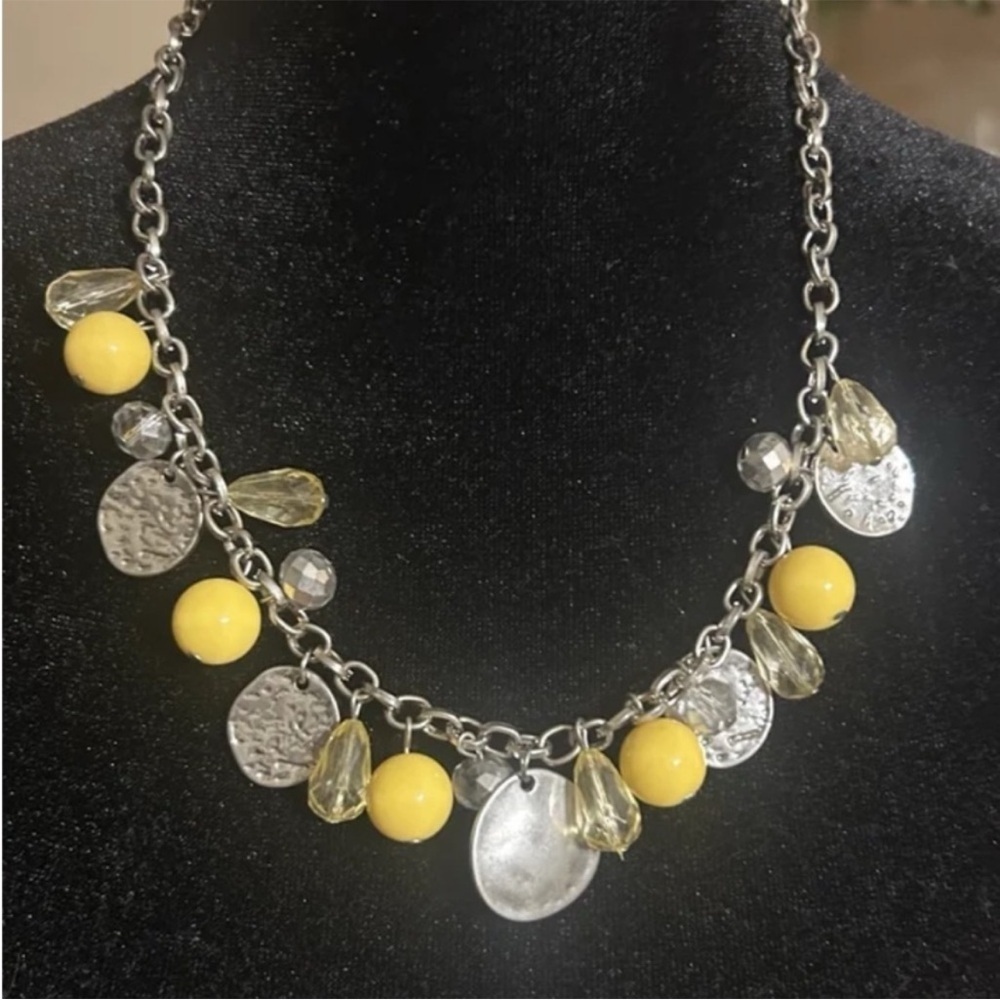 Paparazzi "Prismatic Sheen" Yellow Necklace.